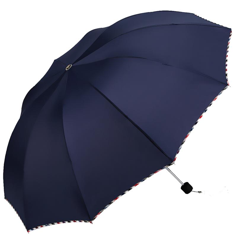 大号超大加固雨伞双人男女三人晴雨两用折叠学生黑胶防晒遮阳雨伞