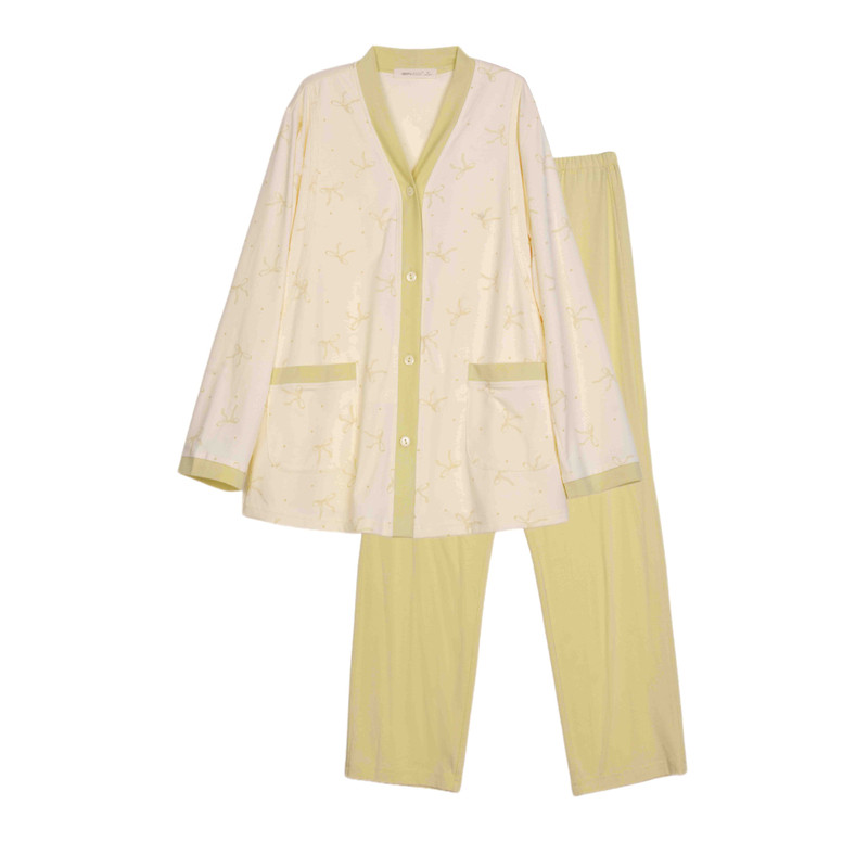 快乐屋蜂巢哺乳睡衣2026新款春夏家居服套装哺乳衣月子服产前产后