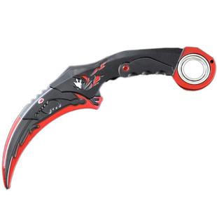 儿童玩具刀鹰爪刀暗月双刺双持毒牙爪刀五爪金龙银龙合金模型抓刀