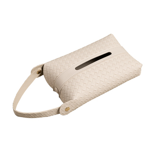 MF轻奢高档bv编织纸巾盒客厅餐厅茶几纸抽盒现代家用高级感抽纸盒