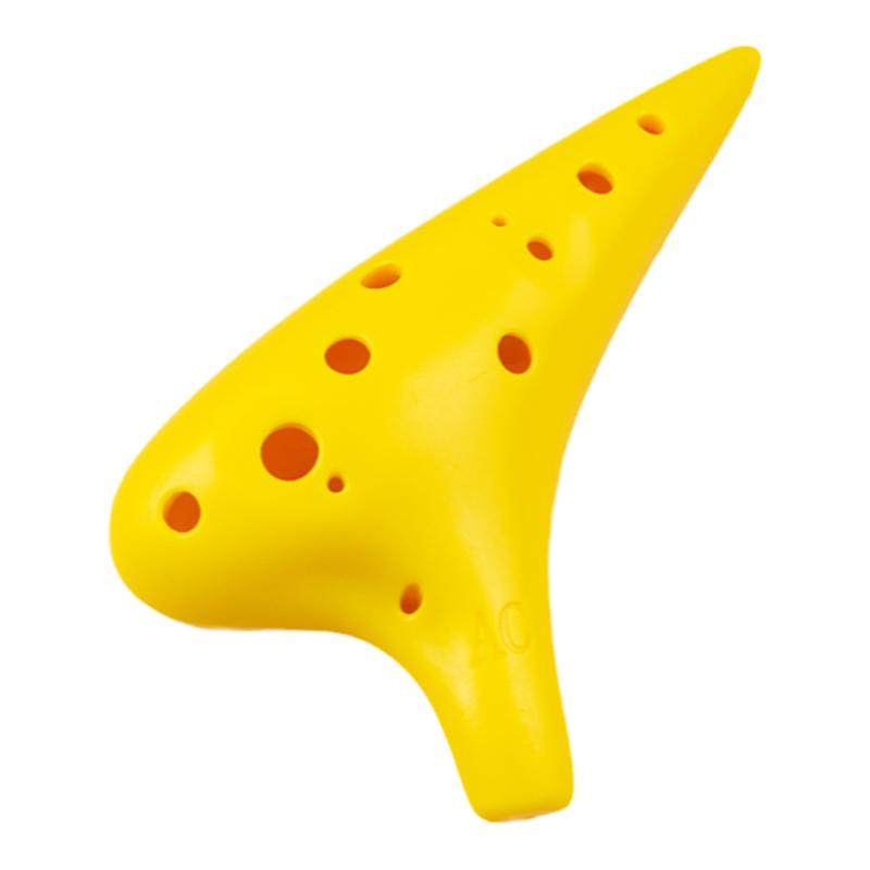 金蝉陶笛12孔塑胶树脂中音C调十二孔AC调陶笛防摔学生初学