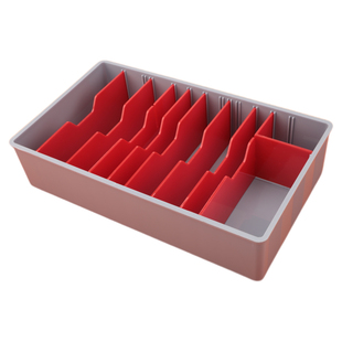 现金收纳盒零钱纸币收纳盒多格收银盒9格自由组合商铺超市放钱桌面收钱盒装钱专用盒收钱收款钱盒纸钞收款箱