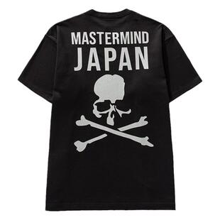 2022夏MMJ骷髅头短袖永远年轻红白印花圆领男T恤MASTERMIND WORLD