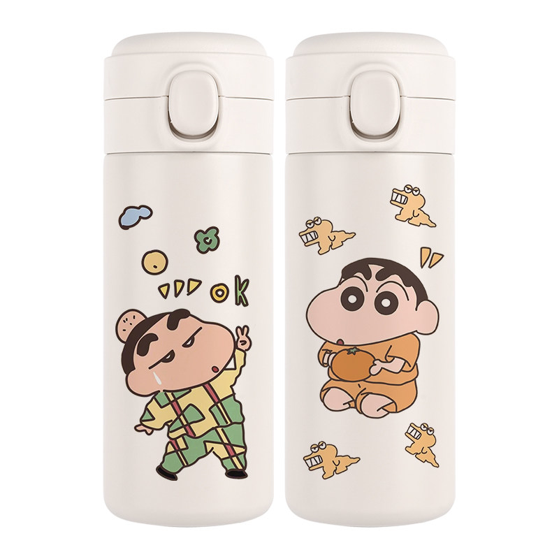 蜡笔小新保温杯小象杯子小葵一对