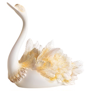 天鹅摆件工艺品高档次客厅玄关电视柜茶几装饰品布置摆设乔迁新居