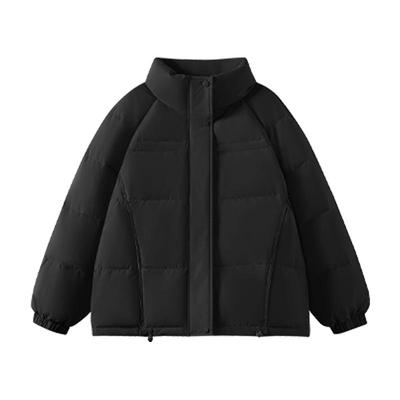 真维斯黑色轻薄羽绒服短款女