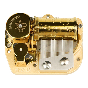 正品sankyo金属30音18音发条式音乐盒八音盒圣诞机芯diy维修配件