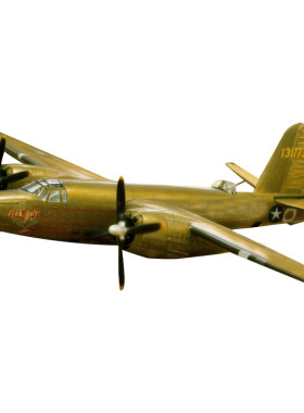 爱德美拼装模型1/144B-26B轰炸机