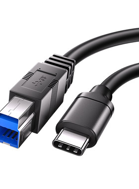 斯格TypeC转USB-b方口3.0数据线