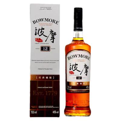 波摩15年单一麦芽威士忌700ml