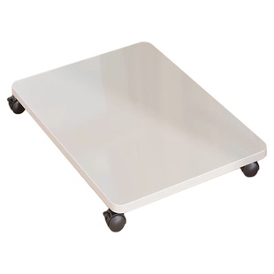 台式电脑主机托架移动机箱底座带滑轮桌下置物架托盘花架拖板收纳