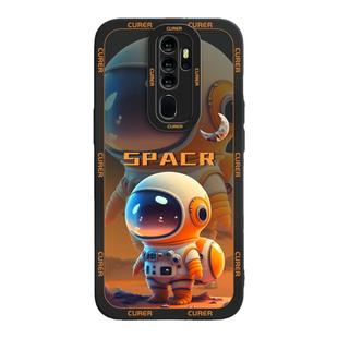 oppoa11手机壳新款oppoa11x全包防摔oppo男女生网红a11液态硅胶a11x的保护套a6pro宇航员opa6i软外壳适用a6gt