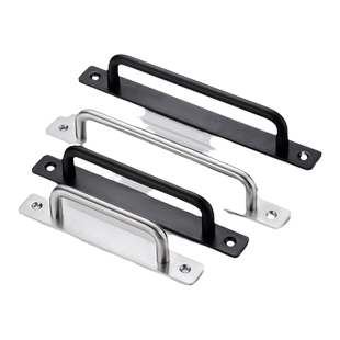 免打孔拉手弧形圆角拉手老式厨衣柜门把手锅盖菜板砧明装抽屉手柄