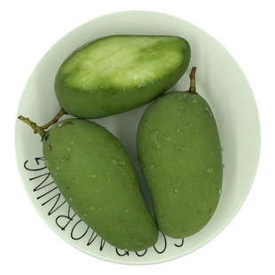 3斤现摘现发新鲜酸脆生吃芒果当季水果芒果芽广西青芒果酸芒包邮