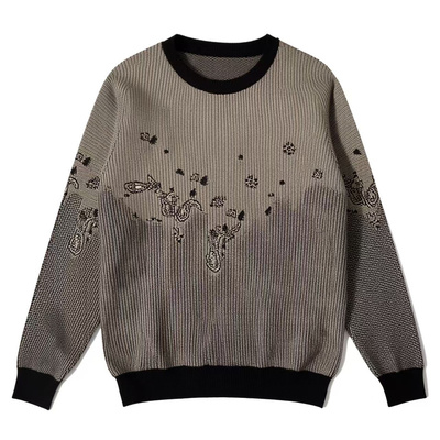 冬季痞帅毛衣男士加厚潮牌线衣