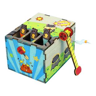 DIY打地鼠科技制作小发明科学小实验套装手工拼装儿童趣味玩具