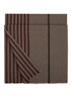 【大师系列】万事利100%牦牛绒围巾送礼礼物保暖披肩蓝措马-山境