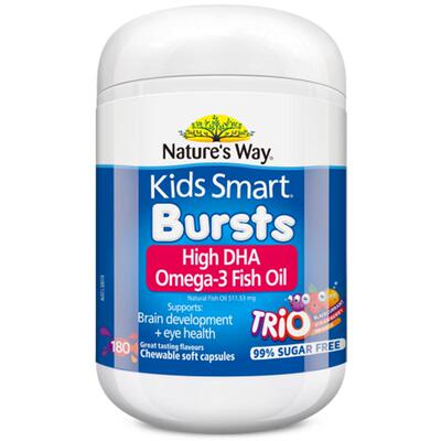 澳洲儿童鱼油三色爆浆丸