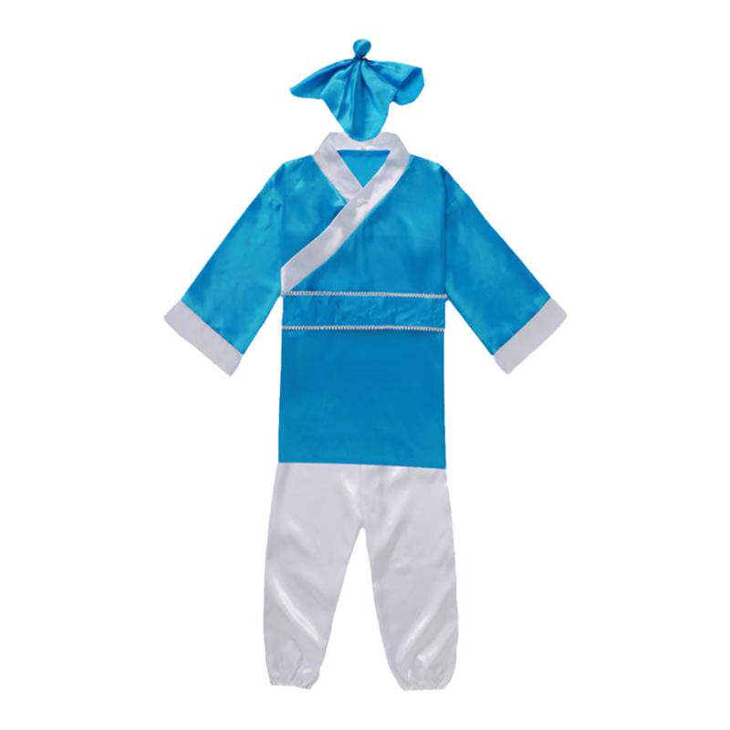 儿童书童国学服三字经开笔礼古装汉服弟子规表演服幼儿中国风学生
