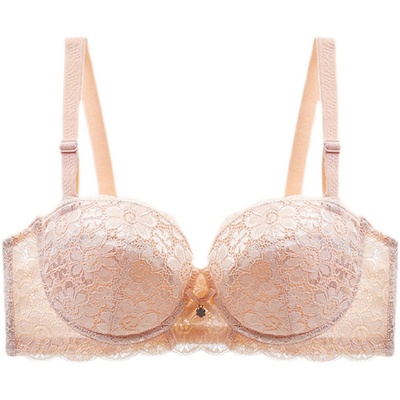 薄款半杯纯棉里布大胸显小两件装