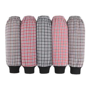 罗口纯棉袖套男女款工作上班宽松全棉布套袖长款厨房专用防污护袖