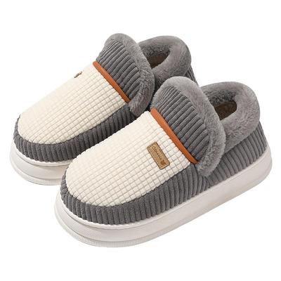 棉拖鞋男款冬季厚底保暖外穿家居