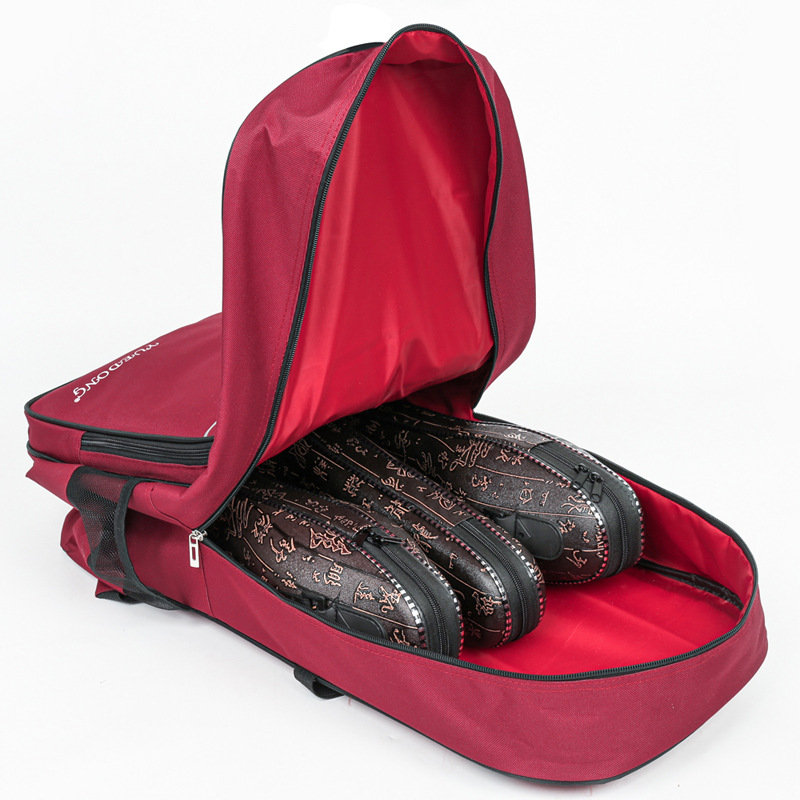 大容量防水牛津布葫芦丝专用包可放6只加厚双肩便携式乐器收纳袋