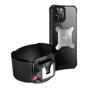 金属拆卸360度旋转手机包手腕带代驾骑行外卖臂壳电动折叠车支架