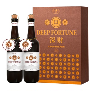 【深财】进口精酿啤酒黑啤比利时OAK橡木桶8.6%vol高端啤酒750ml