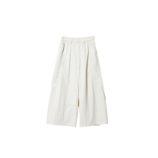 roaringwild a arch 咆哮野兽 军绿色尼龙透气阔腿伞兵工装长裤男