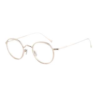 KameManNen万年龟日本手工钛金属近视眼镜框男复古镜架女KMN-139