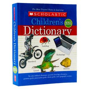学乐儿童字典英文原版英英词典 Scholastic Children's Dictionary 提升拼写技巧 附带同义词英语工具书图解字典多功能词典