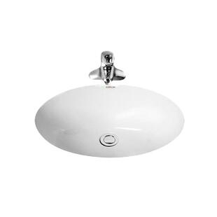 arrow箭牌卫浴陶瓷面盆洗脸盆嵌入式台下盆椭圆形洗手盆AE4012