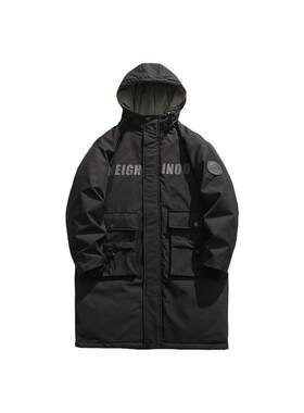 大码休闲羽绒服GxxH连帽