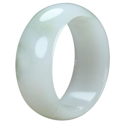 天山翠手镯金丝玉女轮胎款玉镯子