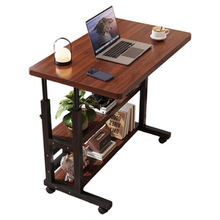 床边桌可移动升降电脑桌子卧室家用简易学生写字桌宿舍床边小书桌