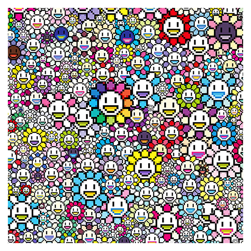 村上隆数字艺Nft太阳花装饰画