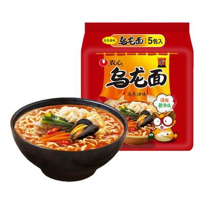 韩国农心乌龙面乌冬汤味方便面拉面多连包懒人速食面夜宵煮面泡面