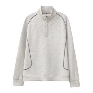 卫衣男生加绒加厚秋冬季新款休闲半高领美式外套男装保暖上衣服潮