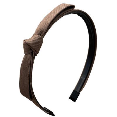 新款简约气质蝴蝶结细款带齿发箍