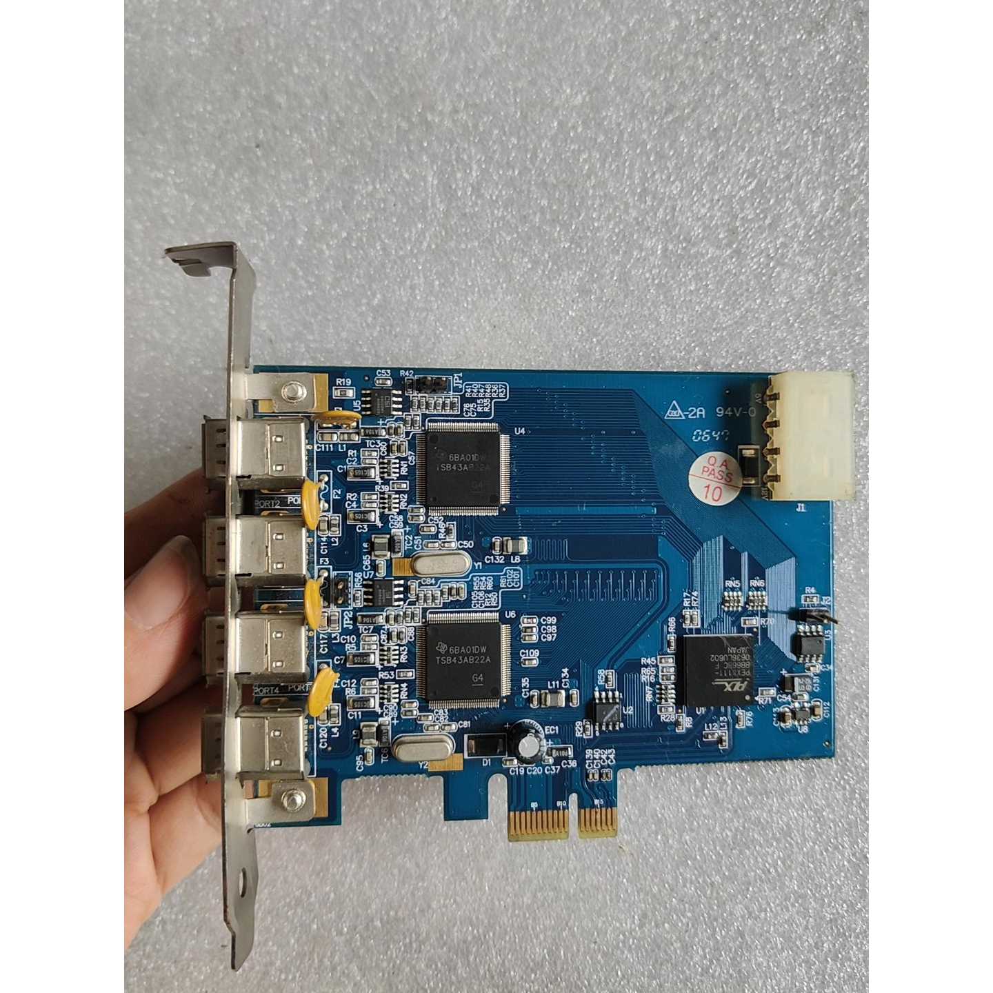 议价台湾IOIFWX2PCIE101394四路工业相机采集可维修