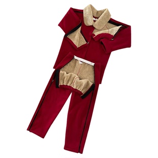 卧床瘫痪老人秋冬全开护理服男女骨折PICC术后方便穿脱的衣服加绒