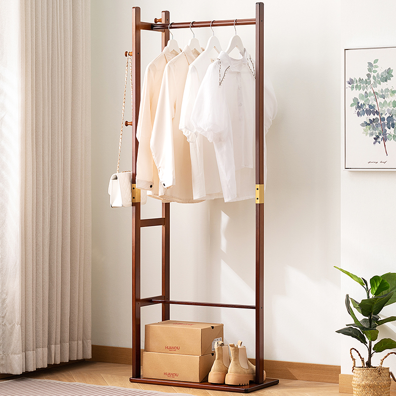 挂衣架落地式衣帽架床边卧室晚上放脱下的衣服神器晾衣置物架衣柜