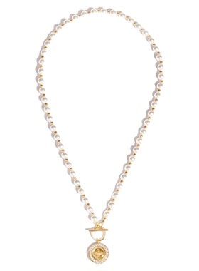 原创设计星语纽扣珍珠项链