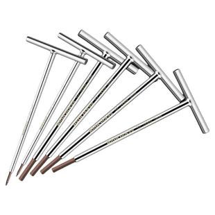 保联T型加长内六角扳手超硬钢棱角六棱螺丝工具刀3 4 5 6mm