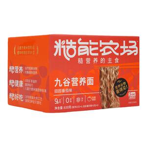 糙能农场儿童营养面零添加非油炸鸡蛋面含九种谷物健康早餐面饼