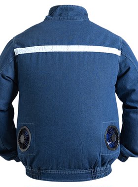 男纯棉耐烫加厚电焊工专用空调服