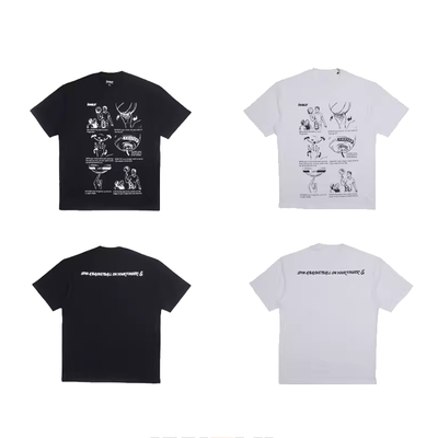 INNOUT LAB运动短袖转球印花tee宽松篮球超正版型圆领休闲潮流T恤