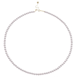 GiO珠宝18K金淡水珍珠项链女欧若拉极光小米珠锁骨颈链吉尔德大证