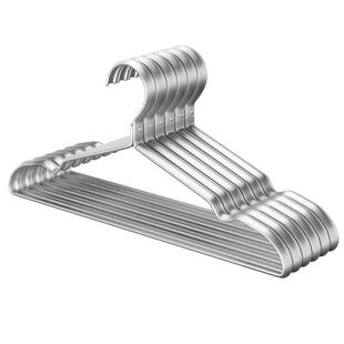 美丽雅铝合金衣架家用挂衣防滑加厚阳台晾大衣西服铝制金属衣挂撑